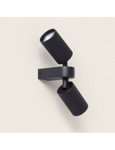 Applique Murale Orientable Aluminium Breixo 2 Spots
