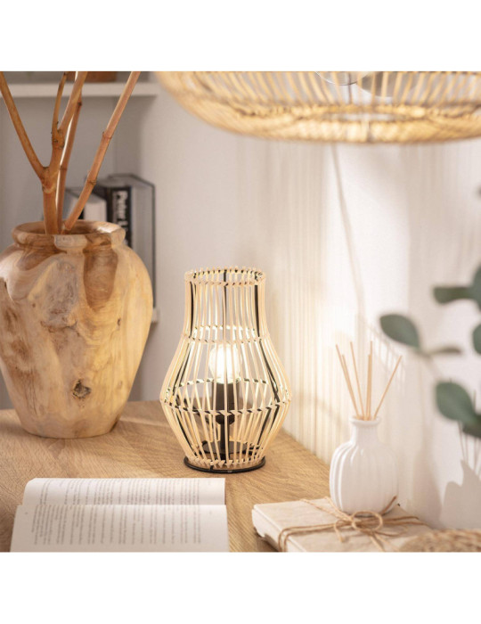 Lampe à Poser Rotin Arawa Sulu