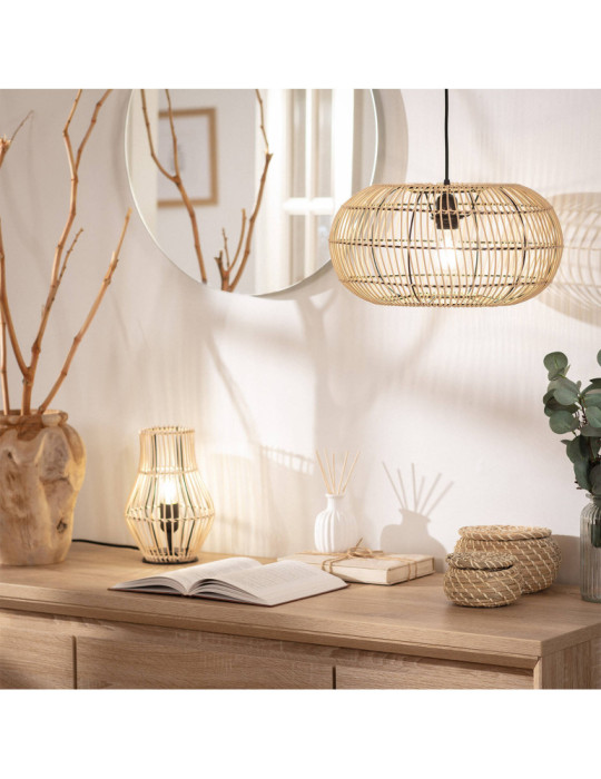 Lampe à Poser Rotin Arawa Sulu