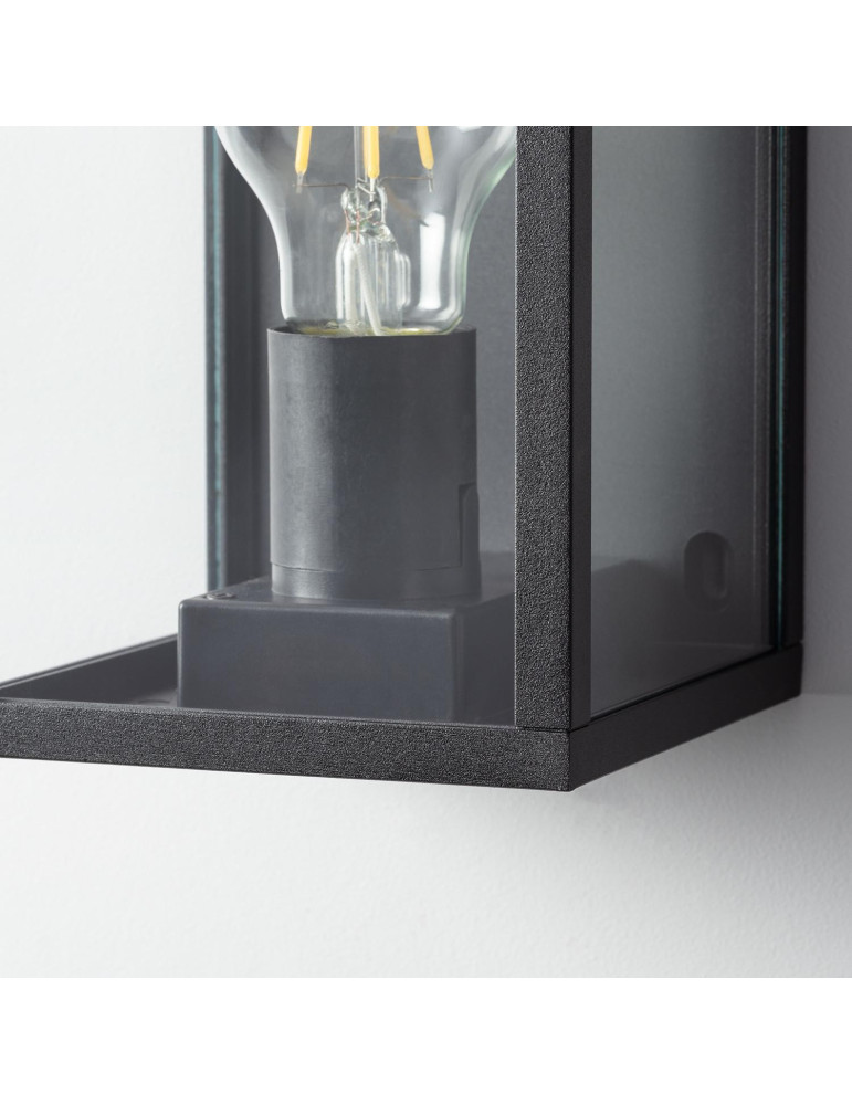 Applique Murale Extérieure Aluminium et Verre Atrium