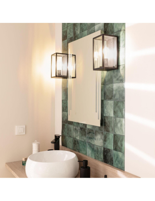 Applique Murale Extérieure Aluminium et Verre Atrium