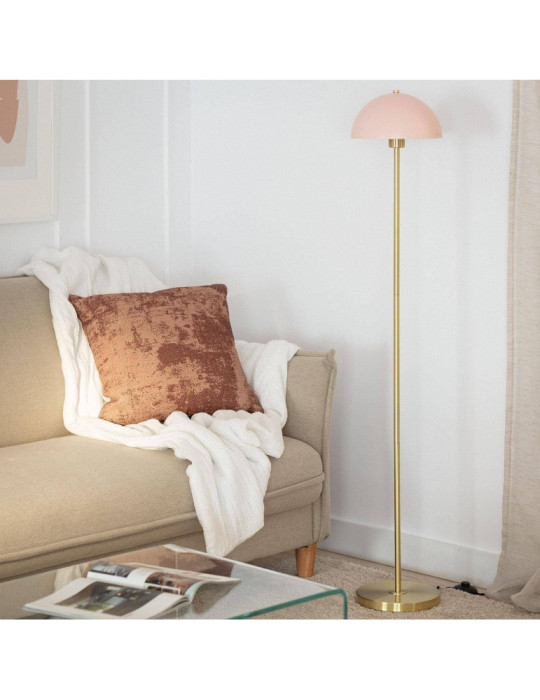 Lampadaire Métal et Verre Shelley Madow