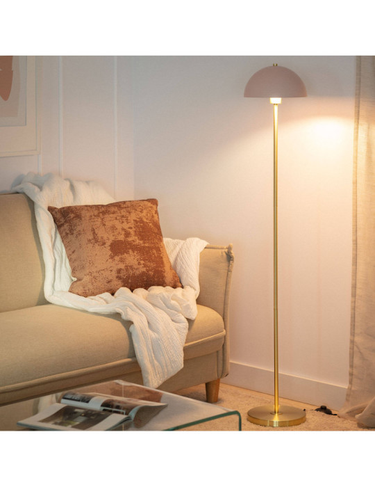 Lampadaire Métal et Verre Shelley Madow