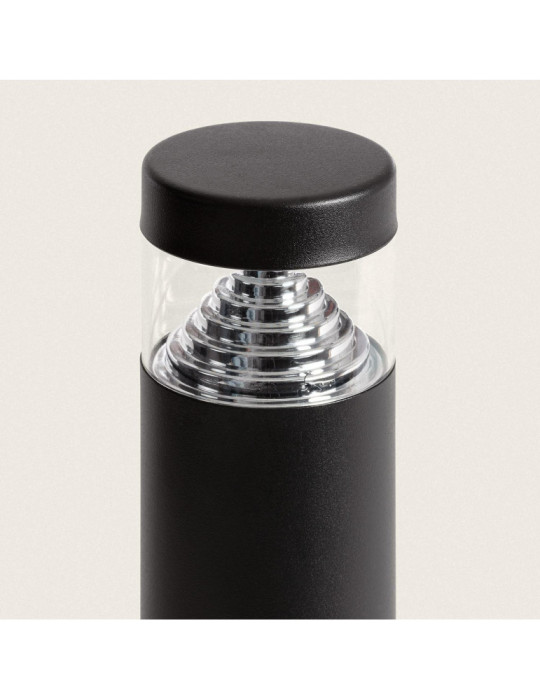 Balise LED Extérieure 5W en Saillie sur Pied 30cm Inti Inox Noire