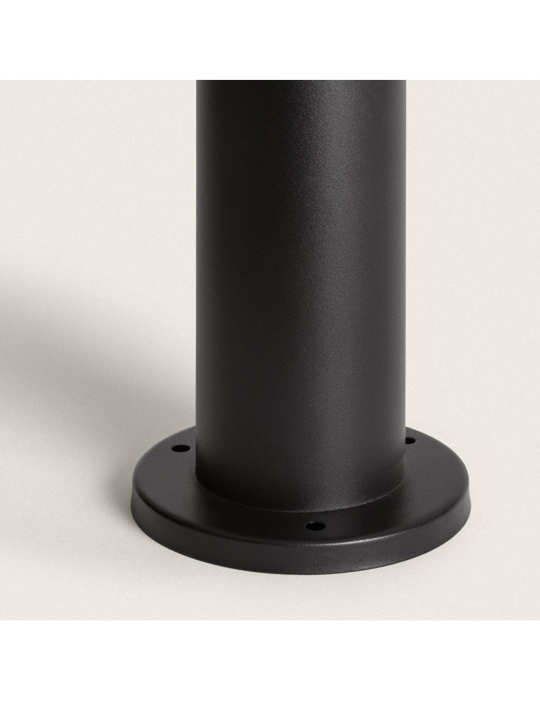 Balise LED Extérieure 5W en Saillie sur Pied 30cm Inti Inox Noire