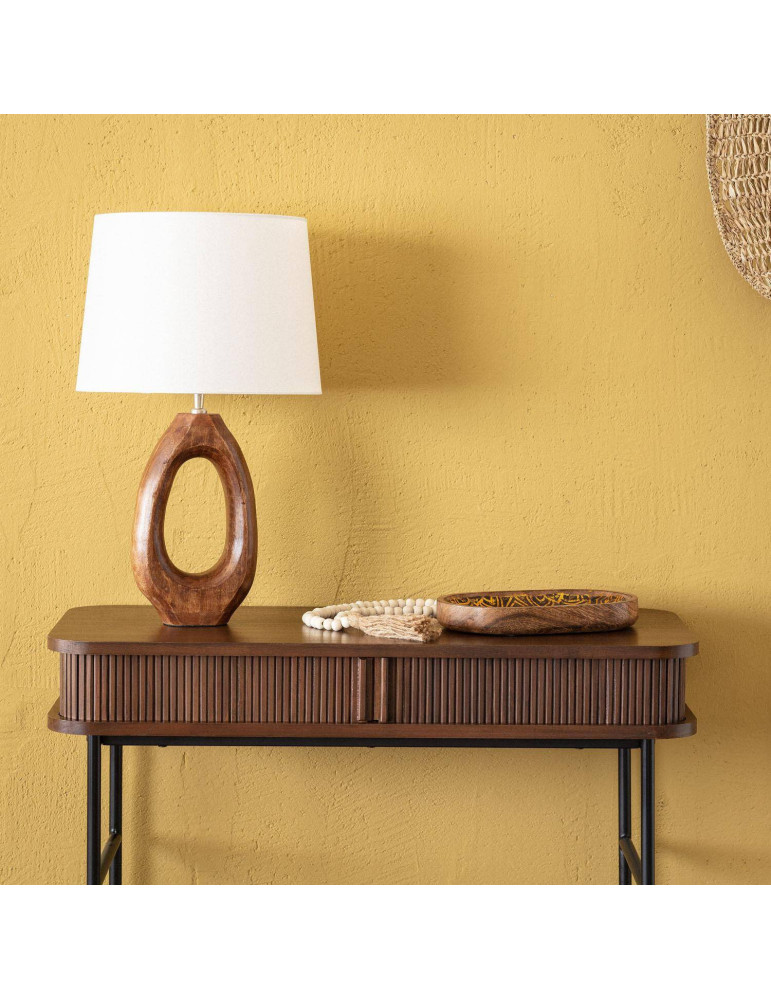 Lampe à Poser en bois Darshan ILUZZIA