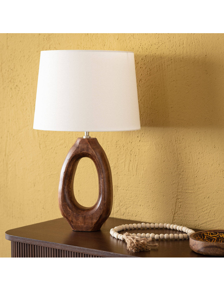 Lampe à Poser en bois Darshan ILUZZIA
