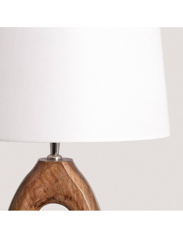 Lampe à Poser en bois Darshan ILUZZIA