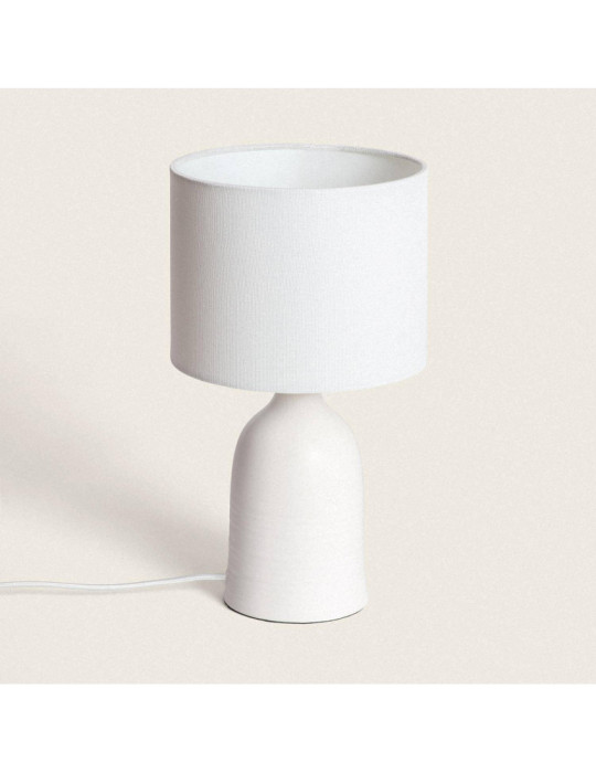 Lampe à Poser Céramique et Tissu Barva