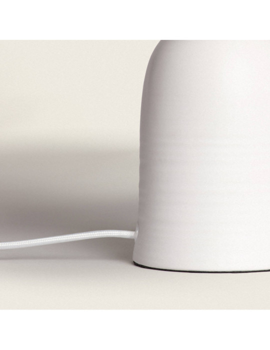 Lampe à Poser Céramique et Tissu Barva