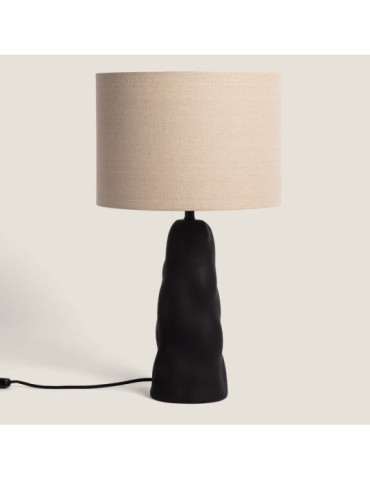 Lampe à Poser Métal et Lin Criss