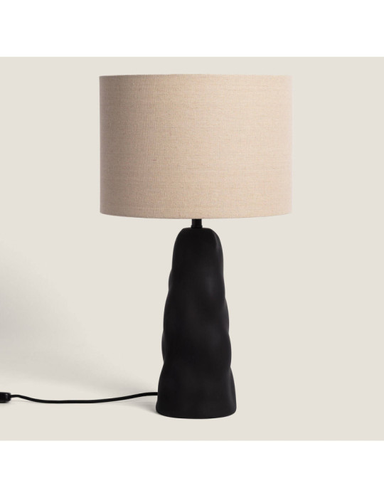 Lampe à Poser Métal et Lin Criss