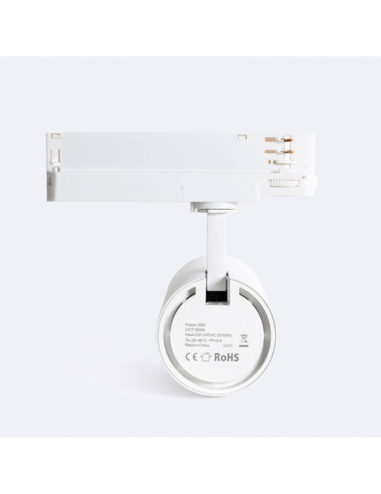 Spot LED sur Rail Triphasé 30W Spécial Boucherie