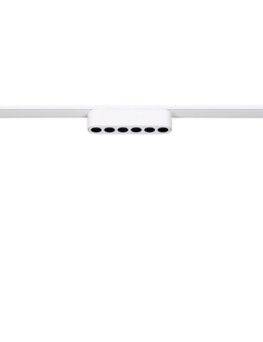 Spot Linéaire LED sur Rail Magnétique 25mm Extra-Plat 6W 48V Blanc Optic 120mm