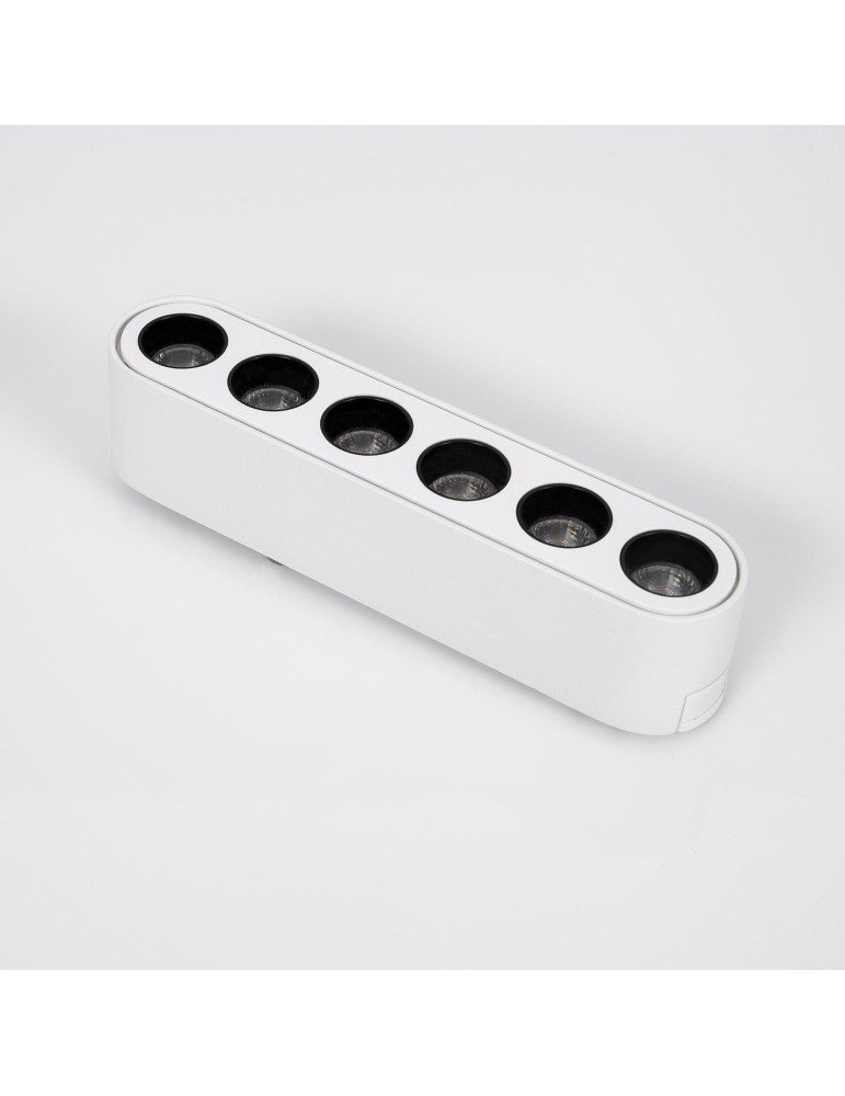 Spot Linéaire LED sur Rail Magnétique 25mm Extra-Plat 6W 48V Blanc Optic 120mm