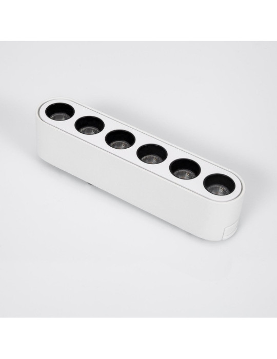 Spot Linéaire LED sur Rail Magnétique 25mm Extra-Plat 6W 48V Blanc Optic 120mm