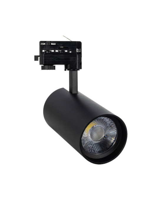 Spot LED sur Rail Triphasé 30W d'Angelo CCT PHILIPS Xitanium Optique Variable