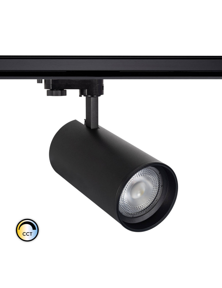 Spot LED sur Rail Triphasé 30W d'Angelo CCT PHILIPS Xitanium Optique Variable