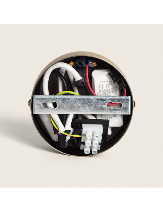 Lampe Murale LED 2.5W Ronde Aluminium avec Port USB Gazny