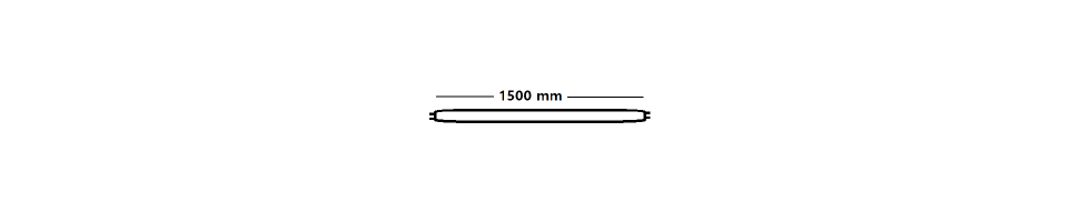 Tubes LED 1500mm puissants et durables pour grands espaces