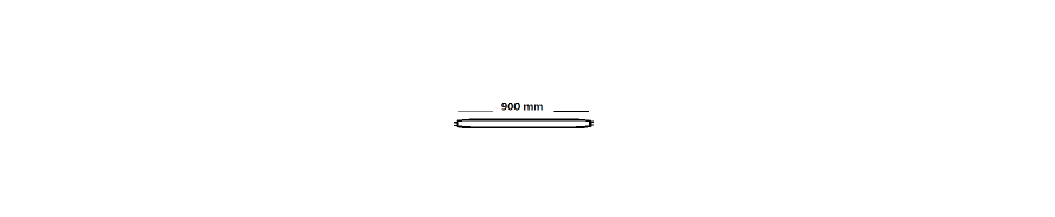 Tubes LED 900mm pour éclairage professionnel compact